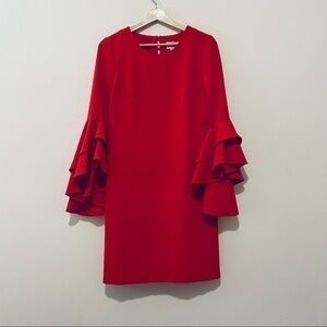 Milly orange Italian Nicole dress